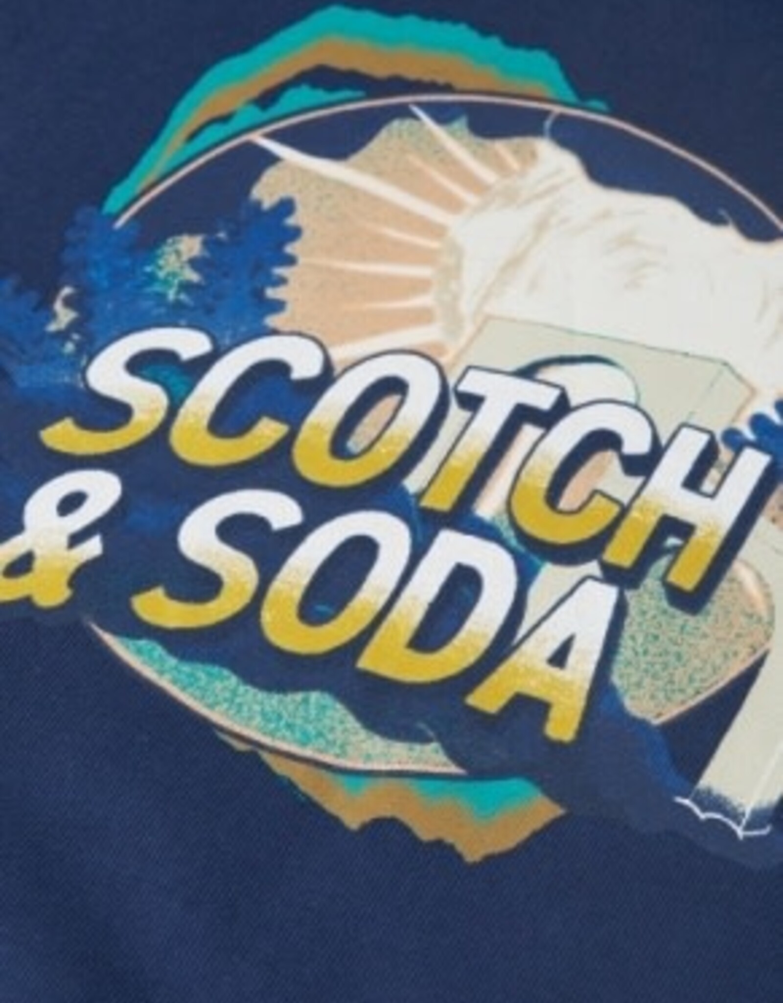 SCOTCH & SODA SCOTCH & SODA Sweatshirt artwork twilight blue