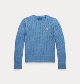 RALPH LAUREN RALPH LAUREN Pull kabel meisje nimes blue
