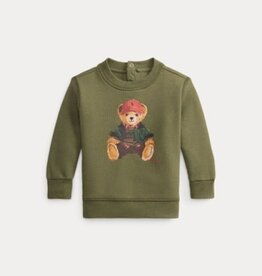 RALPH LAUREN RALPH LAUREN Sweater baby met beer kaki