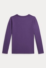 RALPH LAUREN RALPH LAUREN T-shirt meisjes met beer paars