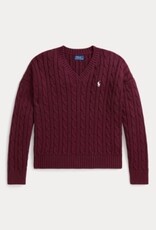 RALPH LAUREN RALPH LAUREN Pull meisjes v-hals ruby