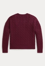 RALPH LAUREN RALPH LAUREN Pull meisjes v-hals ruby