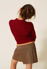TWIN SET TWIN SET Pull polo model red ruby