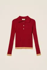 TWIN SET TWIN SET Pull polo model red ruby
