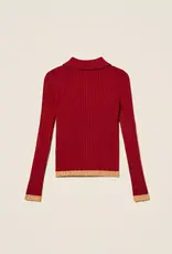 TWIN SET TWIN SET Pull polo model red ruby