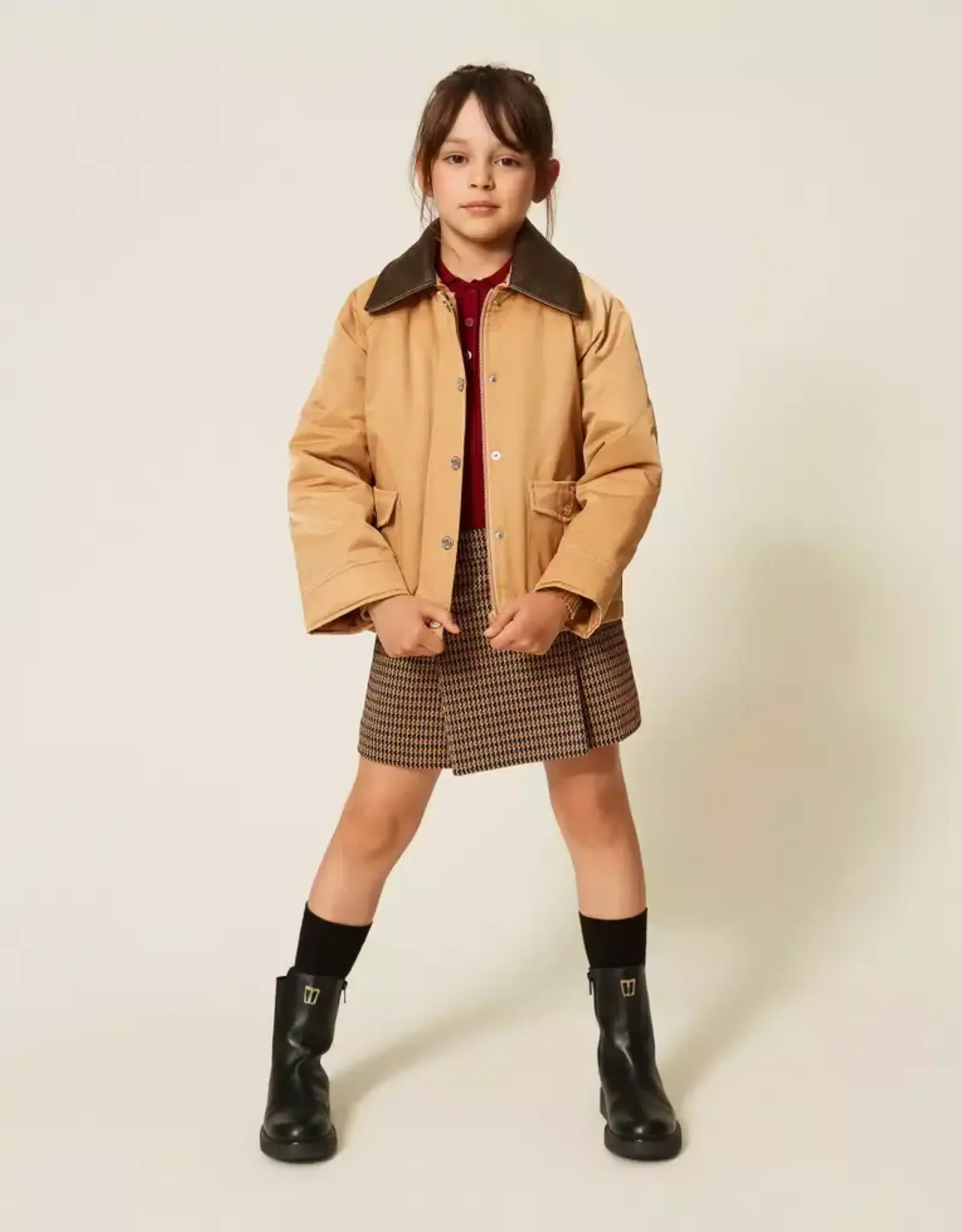 TWIN SET TWIN SET Pull polo model red ruby