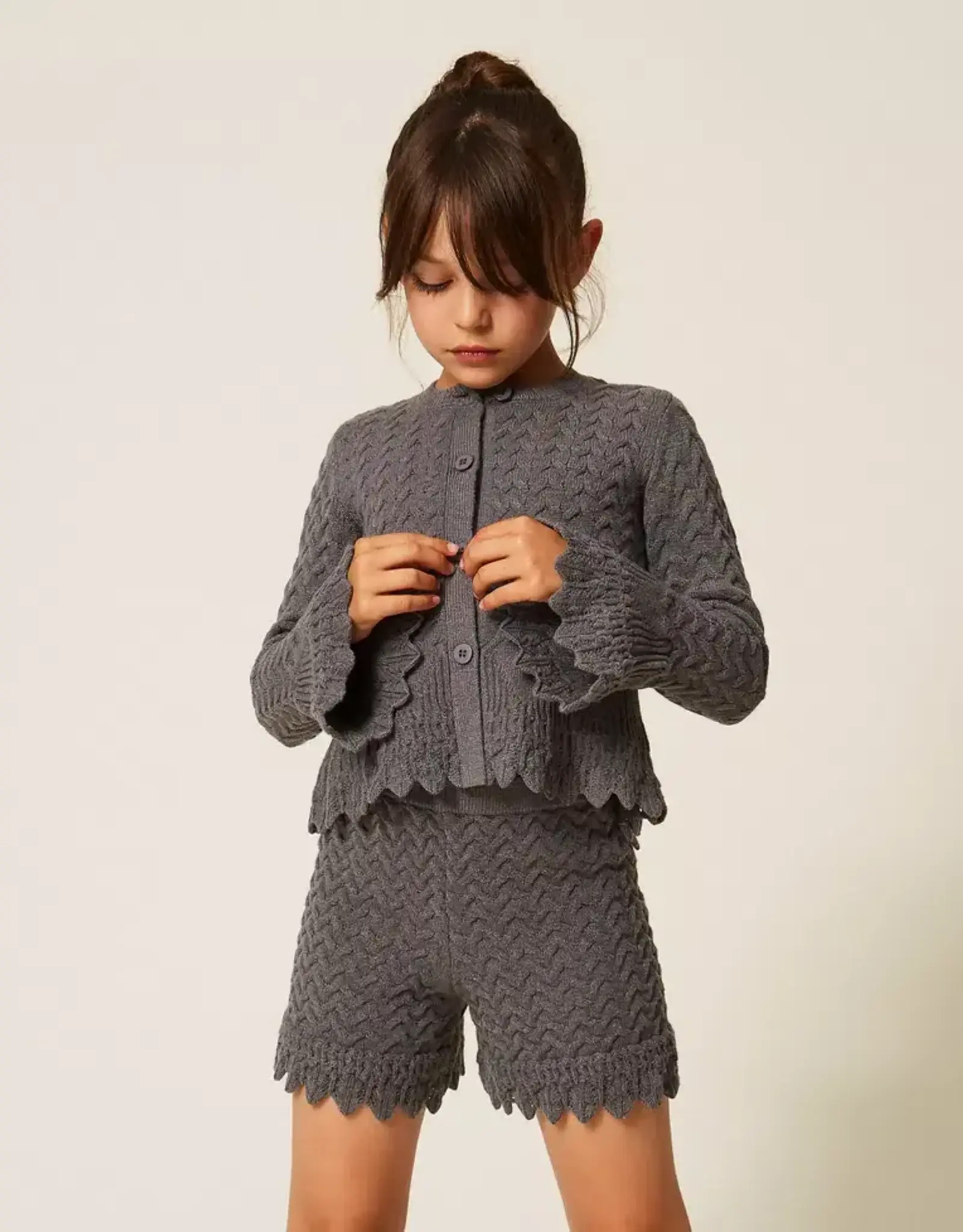 TWIN SET TWIN SET Gilet grigio