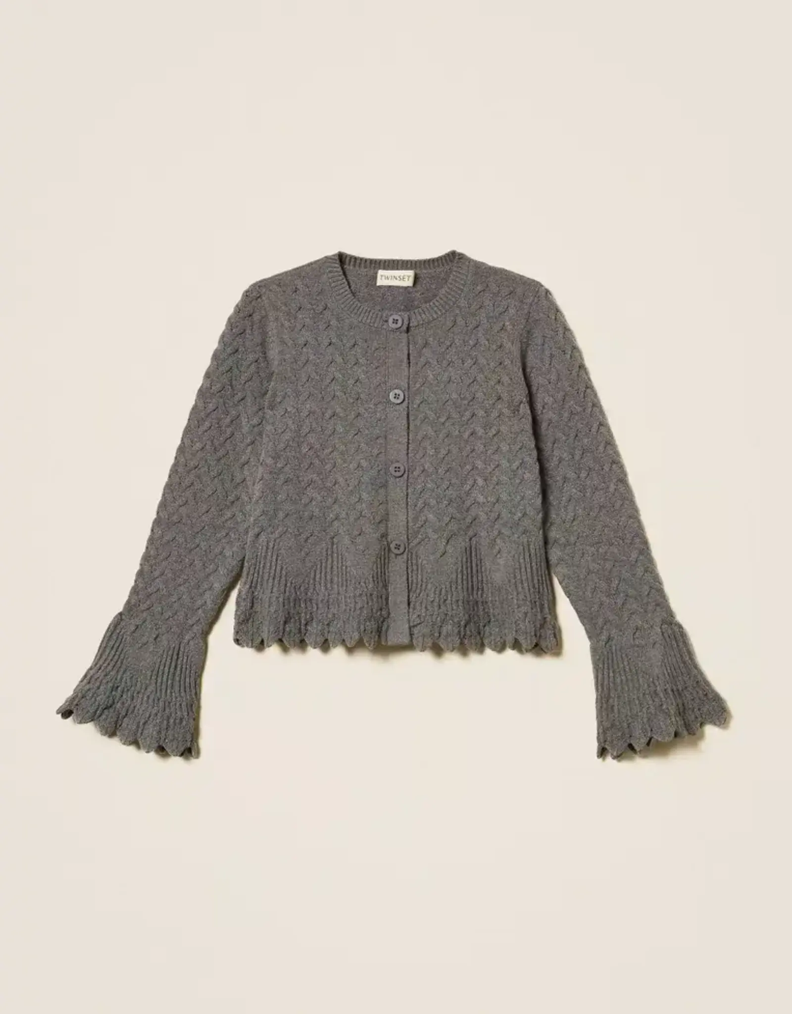 TWIN SET TWIN SET Gilet grigio