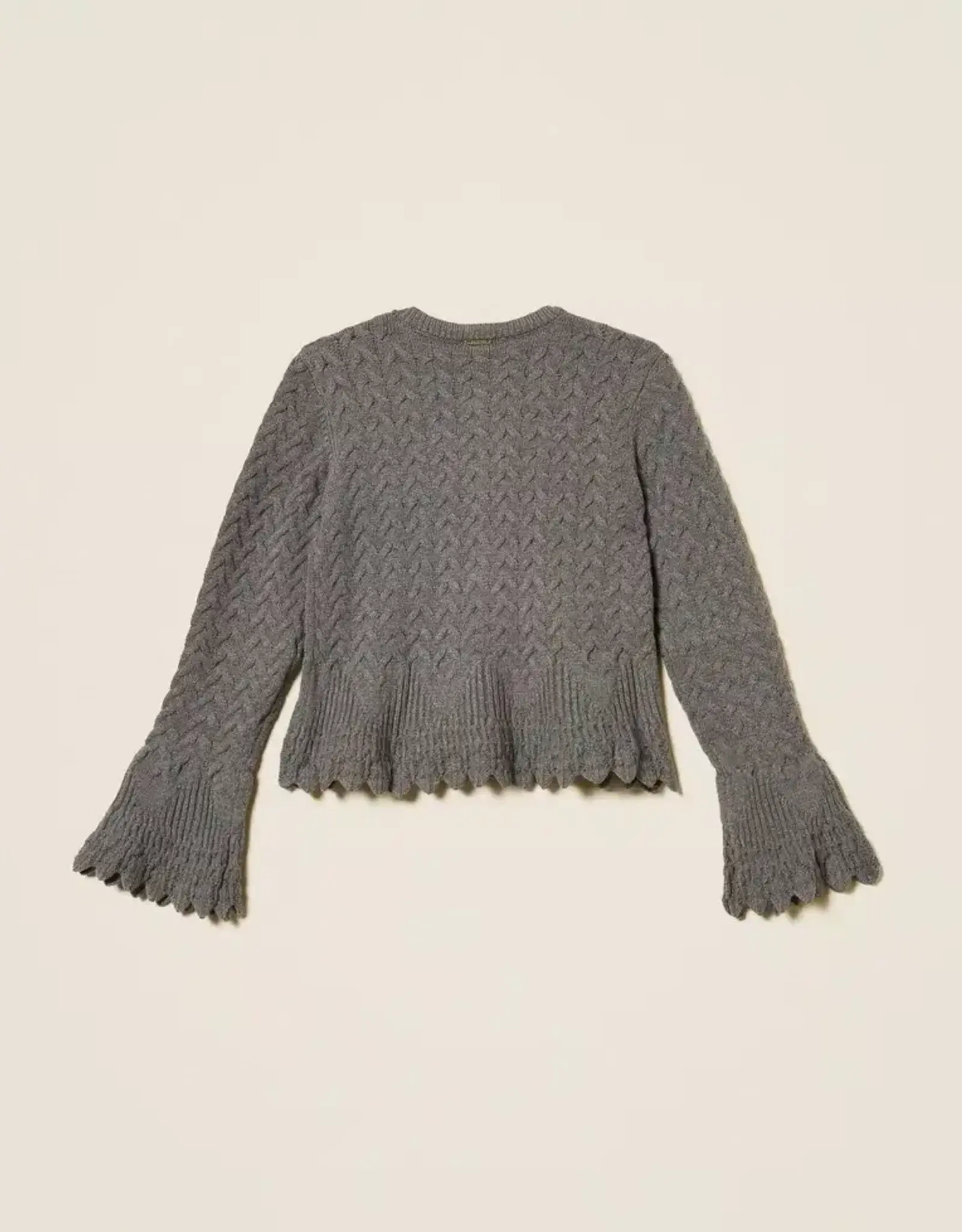 TWIN SET TWIN SET Gilet grigio