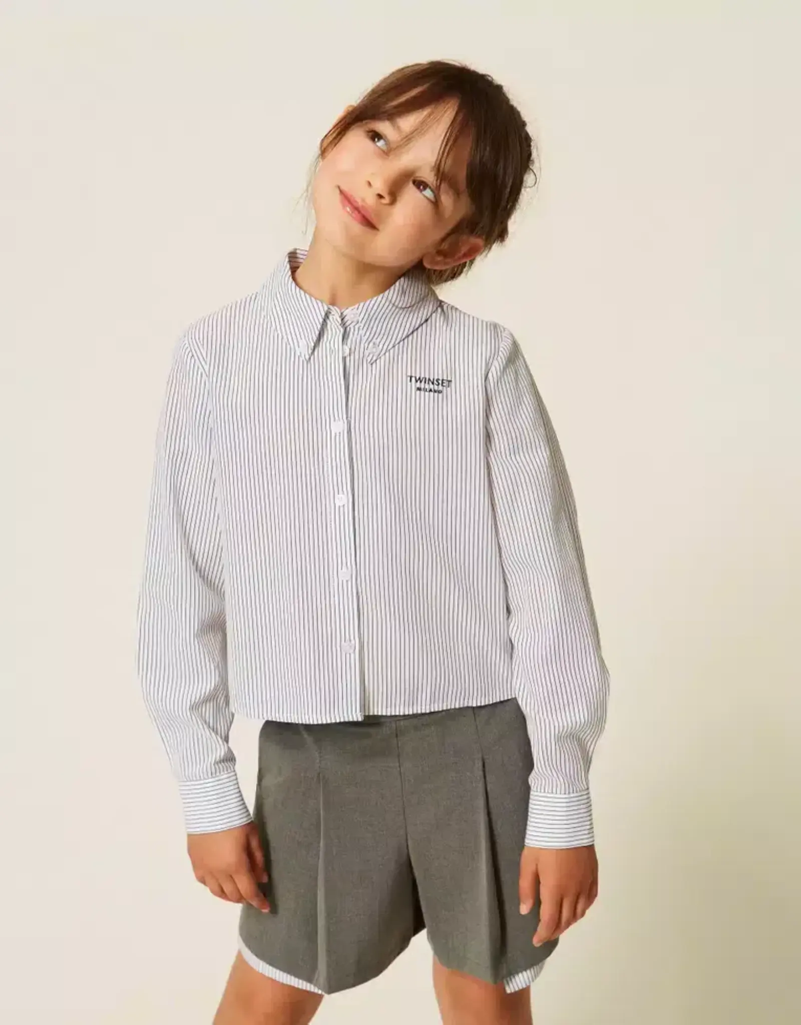 TWIN SET TWIN SET Blouse gestreept offwhite