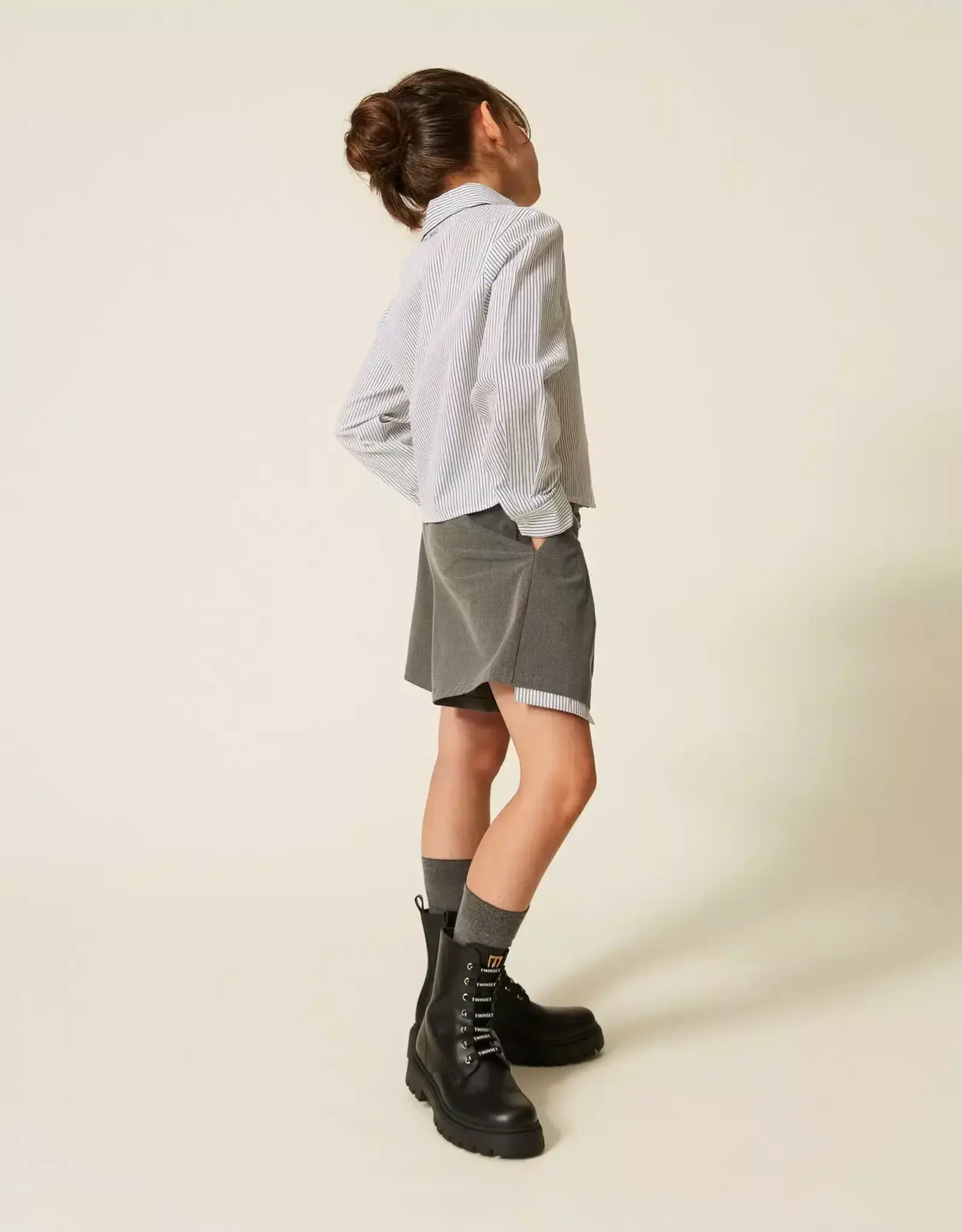 TWIN SET TWIN SET Blouse gestreept offwhite