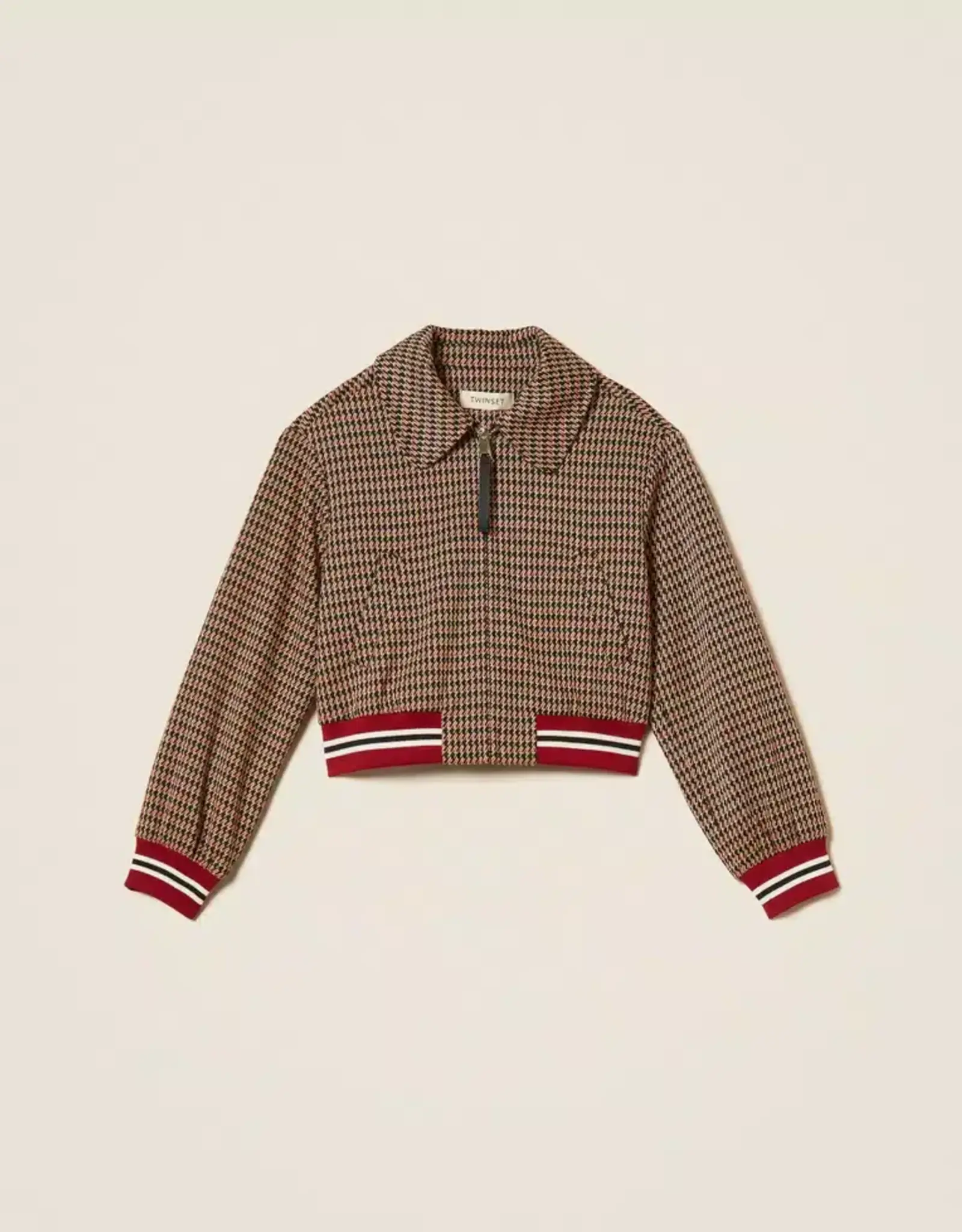 TWIN SET TWIN SET Jas red/iced coffee
