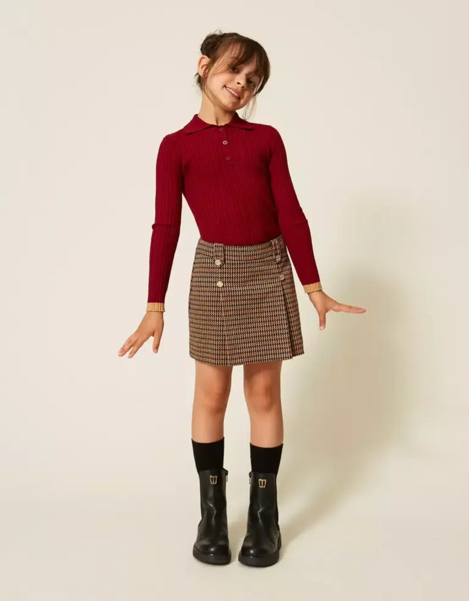 TWIN SET TWIN SET Rok iced coffee geruit