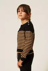 TWIN SET TWIN SET Pull riga nero