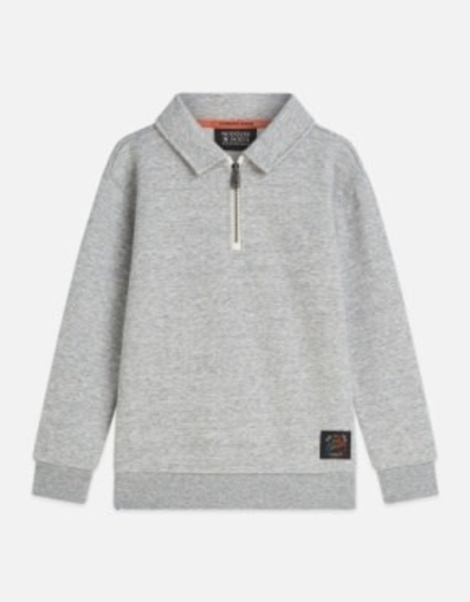 SCOTCH & SODA SCOTCH & SODA Sweatshirt half-zip grey melange