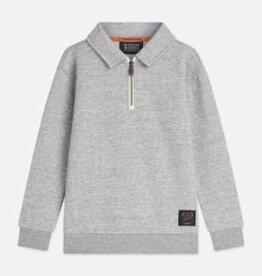SCOTCH & SODA SCOTCH & SODA Sweatshirt half-zip grey melange