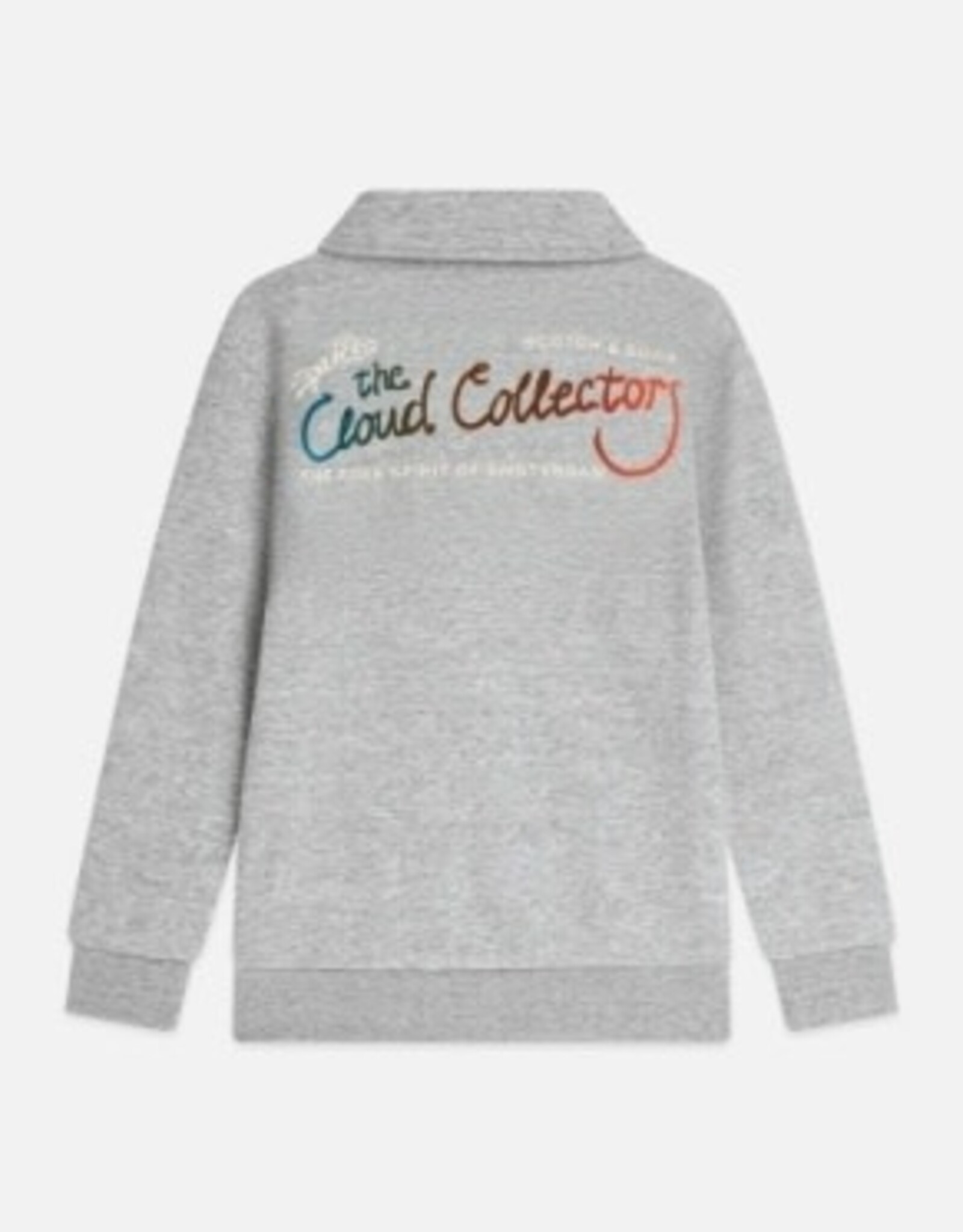 SCOTCH & SODA SCOTCH & SODA Sweatshirt half-zip grey melange