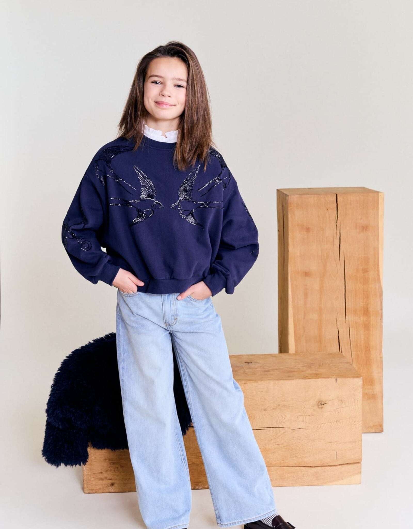 AMERICAN OUTFITTERS Ao76 Noemi sweater sequins