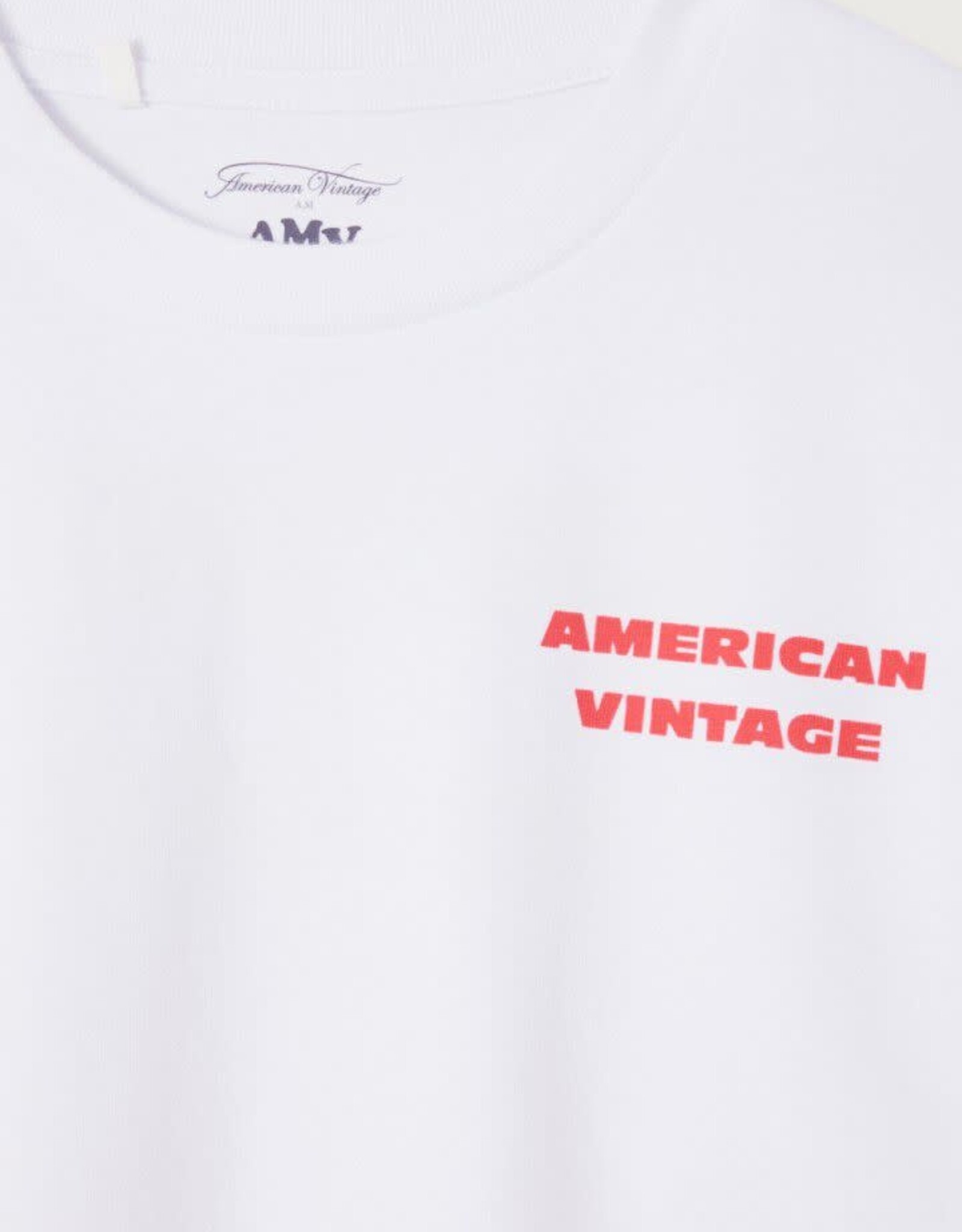 AMERICAN VINTAGE AMERICAN VINTAGE Fizvalley t-shirt LM blanc