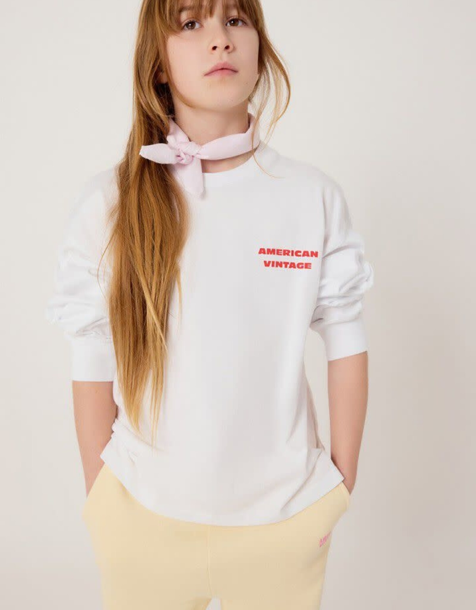 AMERICAN VINTAGE AMERICAN VINTAGE Fizvalley t-shirt LM blanc