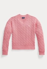 RALPH LAUREN RALPH LAUREN Pull meisjes v-hals desert rose