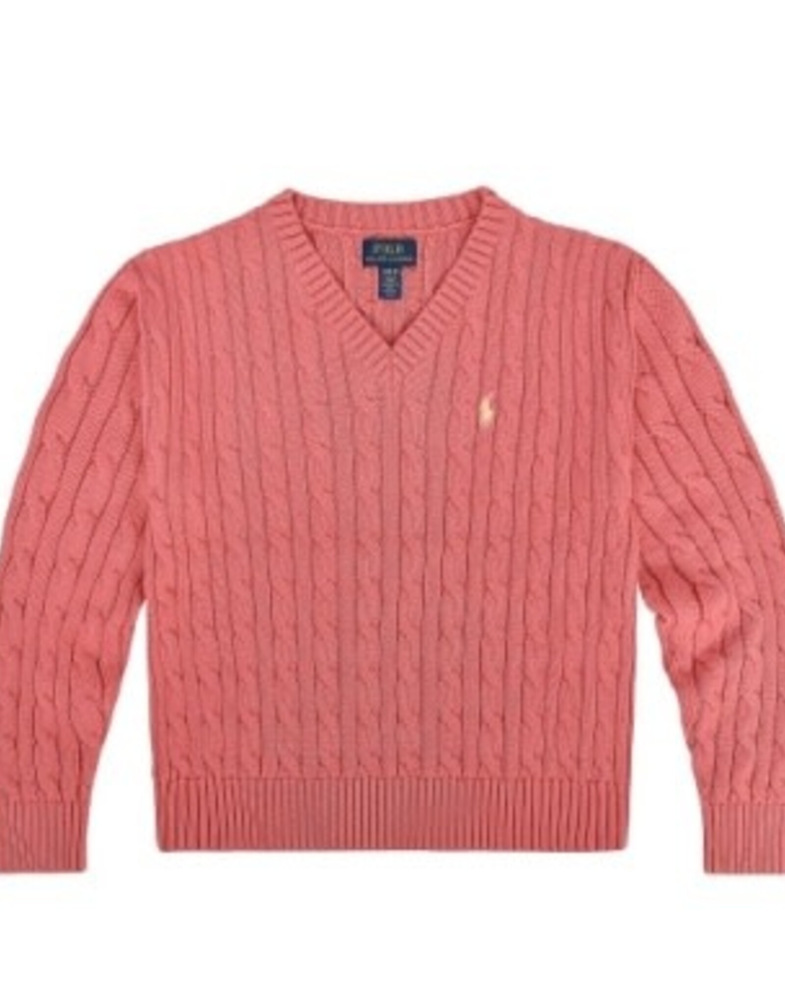 RALPH LAUREN RALPH LAUREN Pull meisjes v-hals desert rose