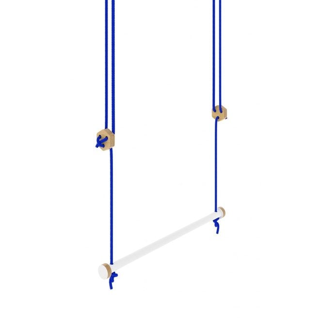 Trapeze - wit met blauw touw