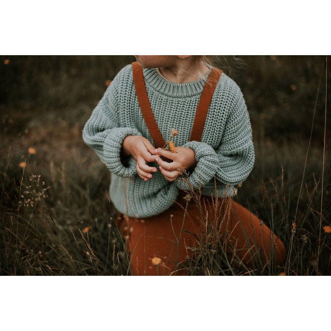 Chunky Knitted Sweater Ocean