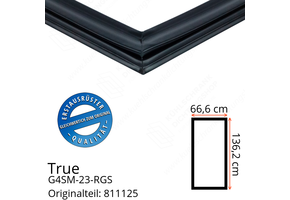 True G4SM-23-RGS Türdichtung 136,2 x 66,6 cm (Profil breit)
