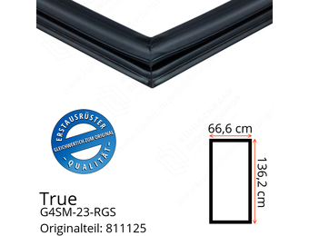 True G4SM-23-RGS Türdichtung 136,2 x 66,6 cm (Profil breit)