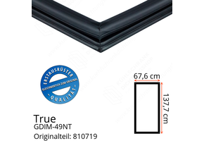 True GDIM-49NT Türdichtung 137,7 x 67,6 cm (Profil breit)