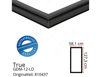 True GDM-12-LD Türdichtung 127,3 x 58,1 cm (Profil schmal)