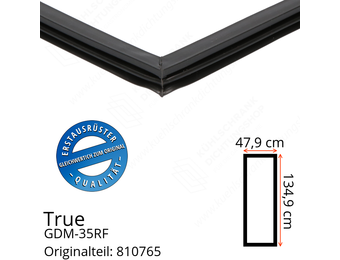 True GDM-35RF Türdichtung 134,9 x 47,9 cm (Profil schmal)