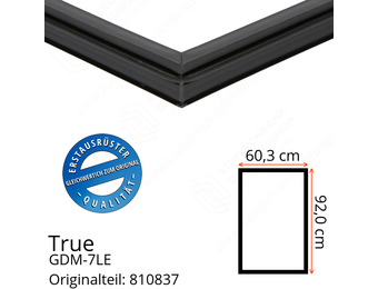 True GDM-7LE Türdichtung 92,0 x 60,3 cm (Profil schmal)