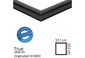True GEM-05 Türdichtung 63,5 x 57,1 cm (Profil schmal)