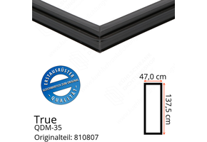 True QDM-35 Türdichtung 137,5 x 47,0 cm (Profil schmal)