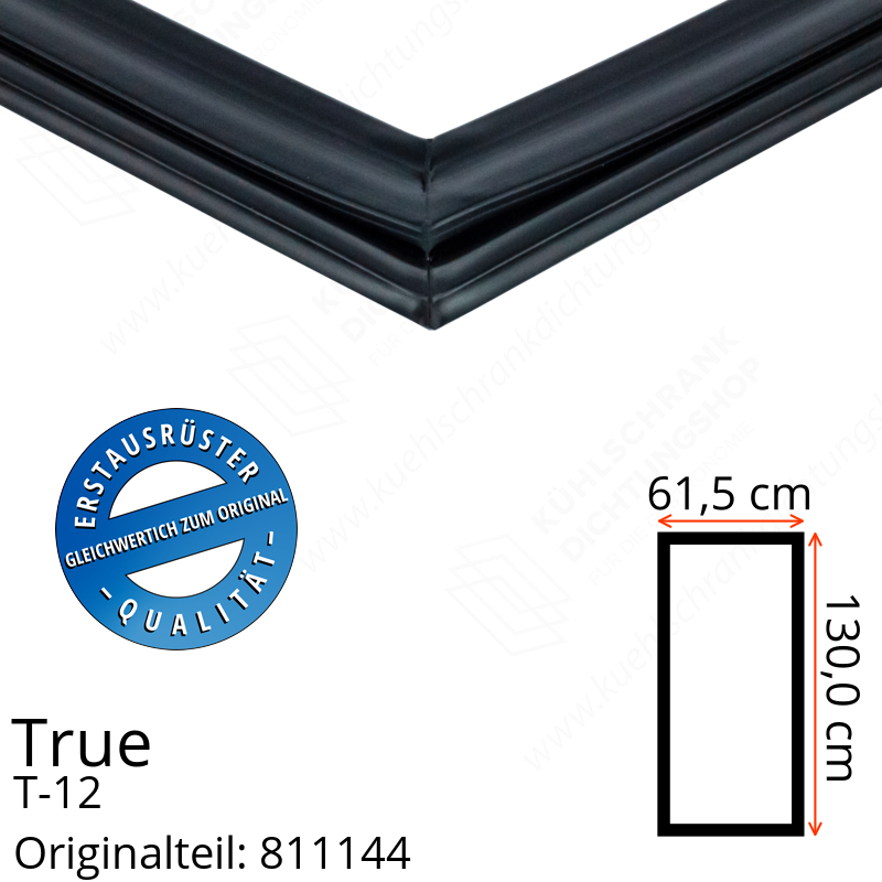 True T-12 Türdichtung 130,0 x 61,5 cm (Profil breit)