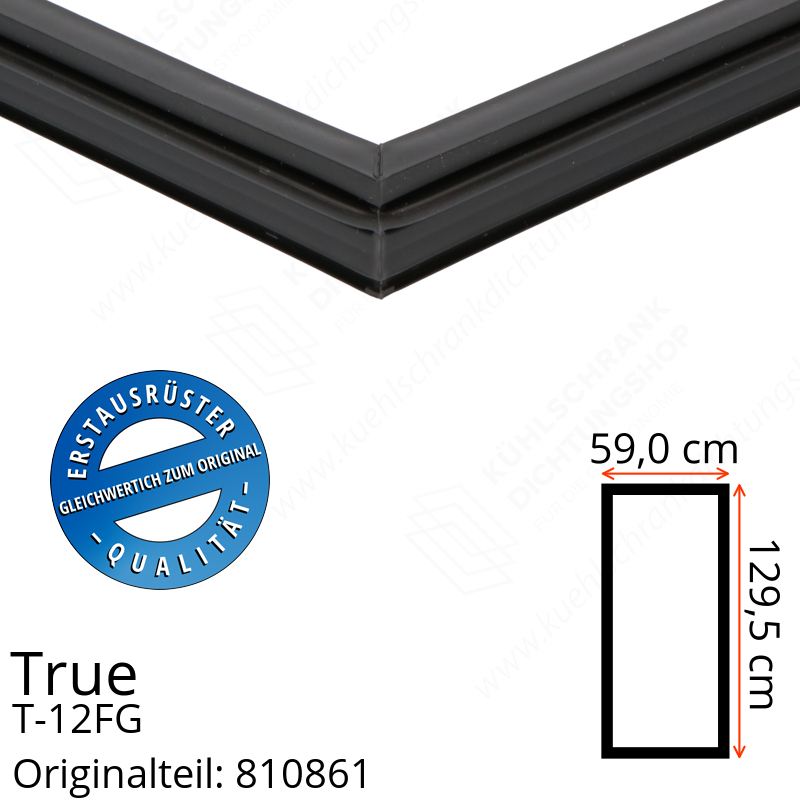 True T-12FG Türdichtung 129,5 x 59,0 cm (Profil schmal)