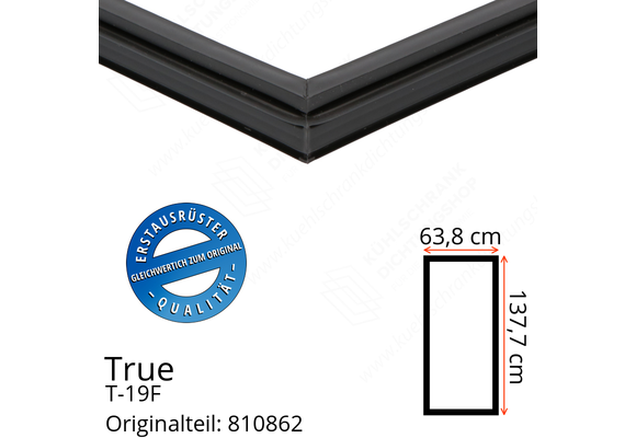 True T-19F Türdichtung 137,7 x 63,8 cm (Profil schmal)