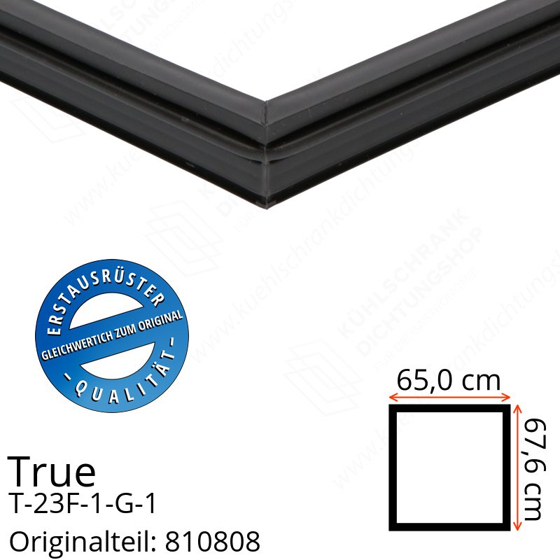 True T-23F-1-G-1 Türdichtung 67,6 x 65,0 cm (Profil schmal)