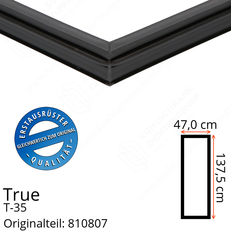 True T-35 Türdichtung 137,5 x 47,0 cm (Profil schmal)