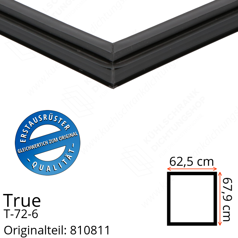 True T-72-6 Türdichtung 67,9 x 62,5 cm (Profil schmal)
