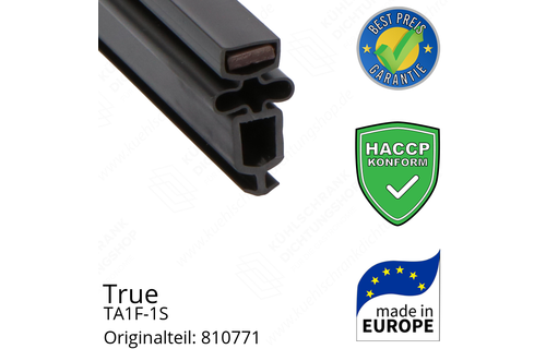 True TA1F-1S Türdichtung 160,0 x 70,8 cm (Profil schmal)