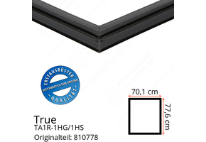 True TA1R-1HG/1HS Türdichtung 77,6 x 70,1 cm (Profil schmal)