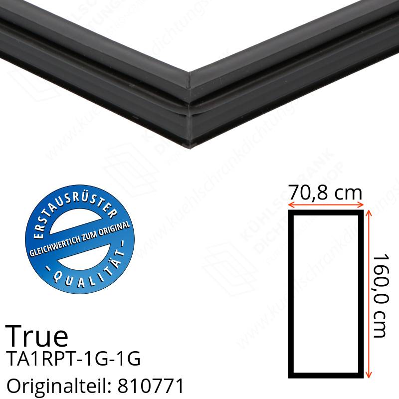 True TA1RPT-1G-1G Türdichtung 160,0 x 70,8 cm (Profil schmal)