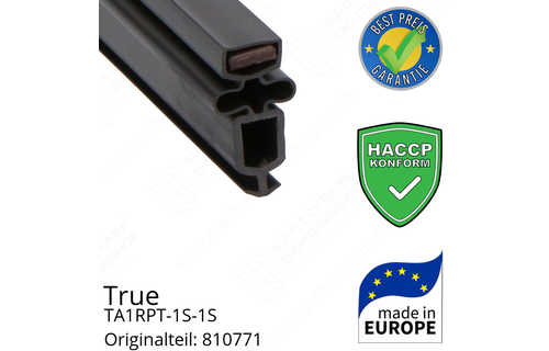 True TA1RPT-1S-1S Türdichtung 160,0 x 70,8 cm (Profil schmal)