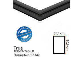 True TBB-24-72G-LD Türdichtung 80,6 x 51,4 cm (Profil schmal)