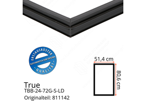 True TBB-24-72G-S-LD Türdichtung 80,6 x 51,4 cm (Profil schmal)