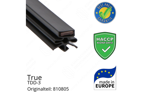 True TDD-3 Türdichtung 76,2 x 52,7 cm (Profil schmal)