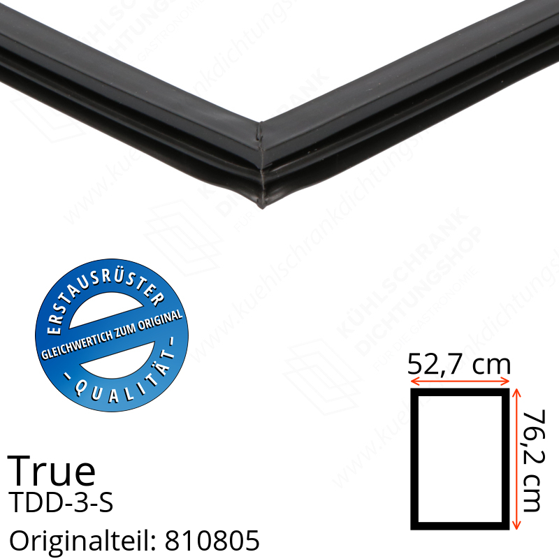 True TDD-3-S Türdichtung 76,2 x 52,7 cm (Profil schmal)